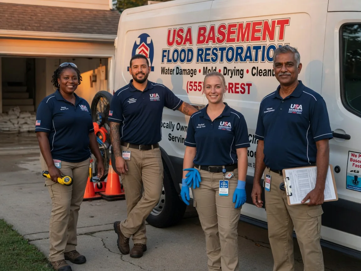 Basement Flood Cleanup company in Chambersburg, IL